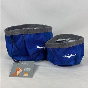 Collapsible Dog Bowl Set Foldable Travel Pack Portable Water and Food